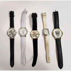 Vintage Men/Women Watch Lot Of 5 Watches Japan & Singapore, Not Tested